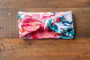 Pink and Blue Colorful Headband - Front