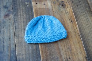 Slate Blue Newborn Hat